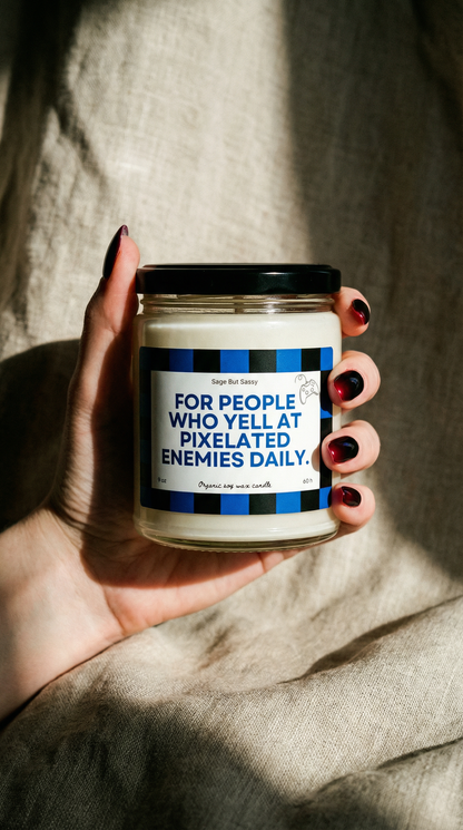 Gaming/Gamer Soy Candle, hobbies, gift for him/her