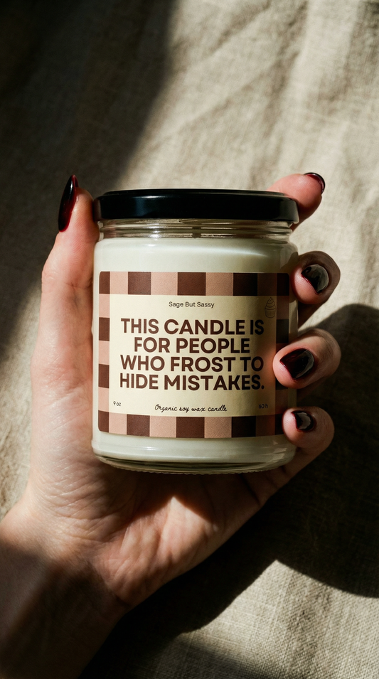 Baking/cooking Soy Candle, hobbies, gift for him/her