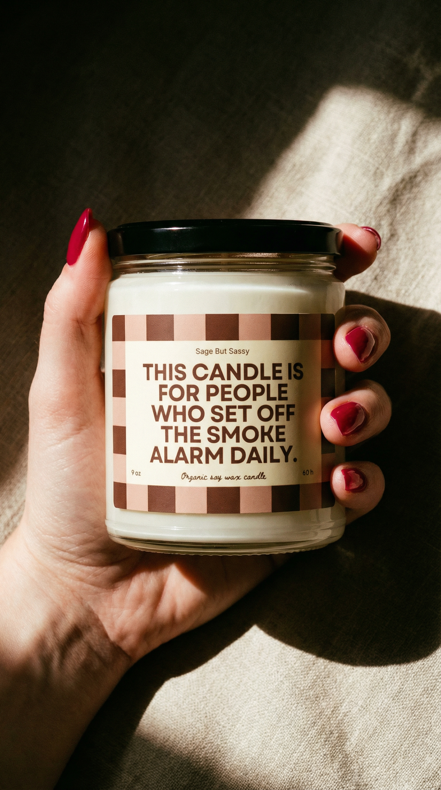 Baking/grilling/firefighter/cooking Soy Candle, hobbies, gift for him/her