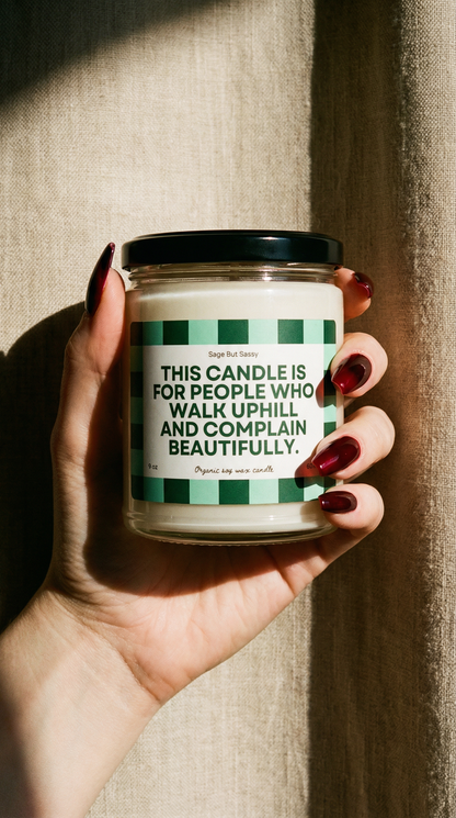 Hiking/trekking/alpinism/camping lover, Soy Candle, hobbies, gift for him/her