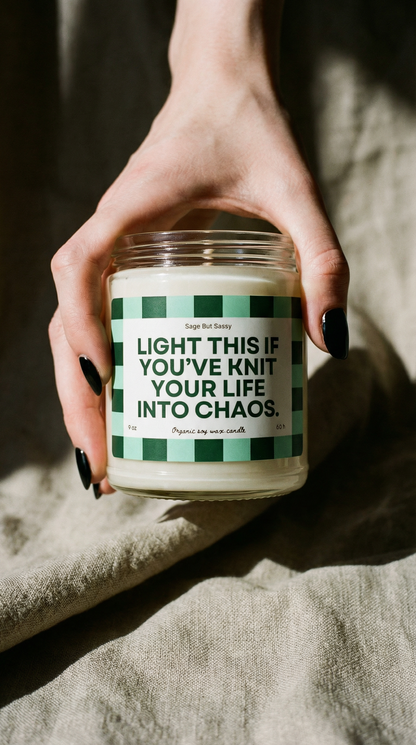 Knitting, Crochet, Soy Candle, hobbies, gift for him/her