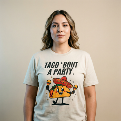 Taco 'bout a party, T-Shirt, Funny Cinco de Mayo gift
