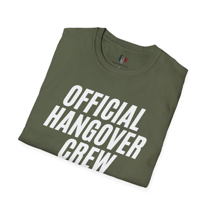 Official hangover crew, T-Shirt, Funny Bachelor Party Tee