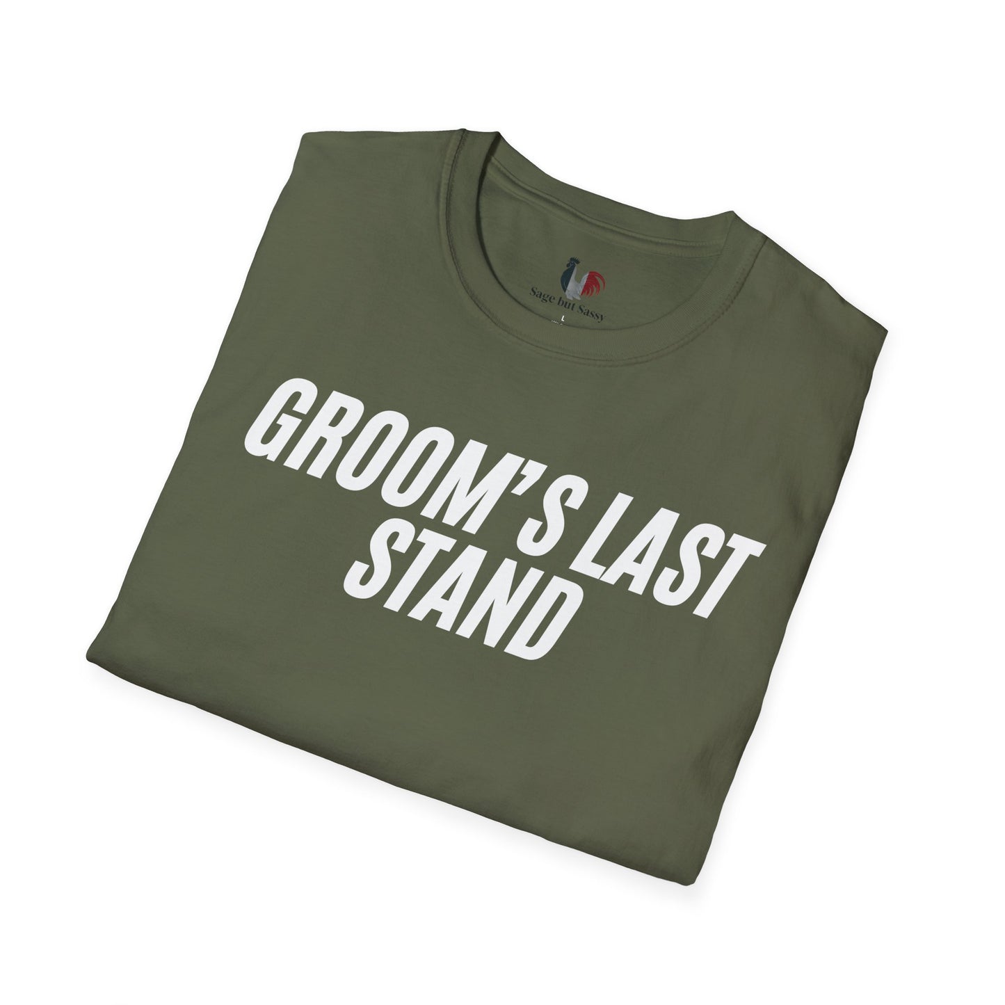 Groom's Last Stand, T-Shirt, Funny Bachelor Party Tee