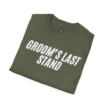 Groom's Last Stand, T-Shirt, Funny Bachelor Party Tee