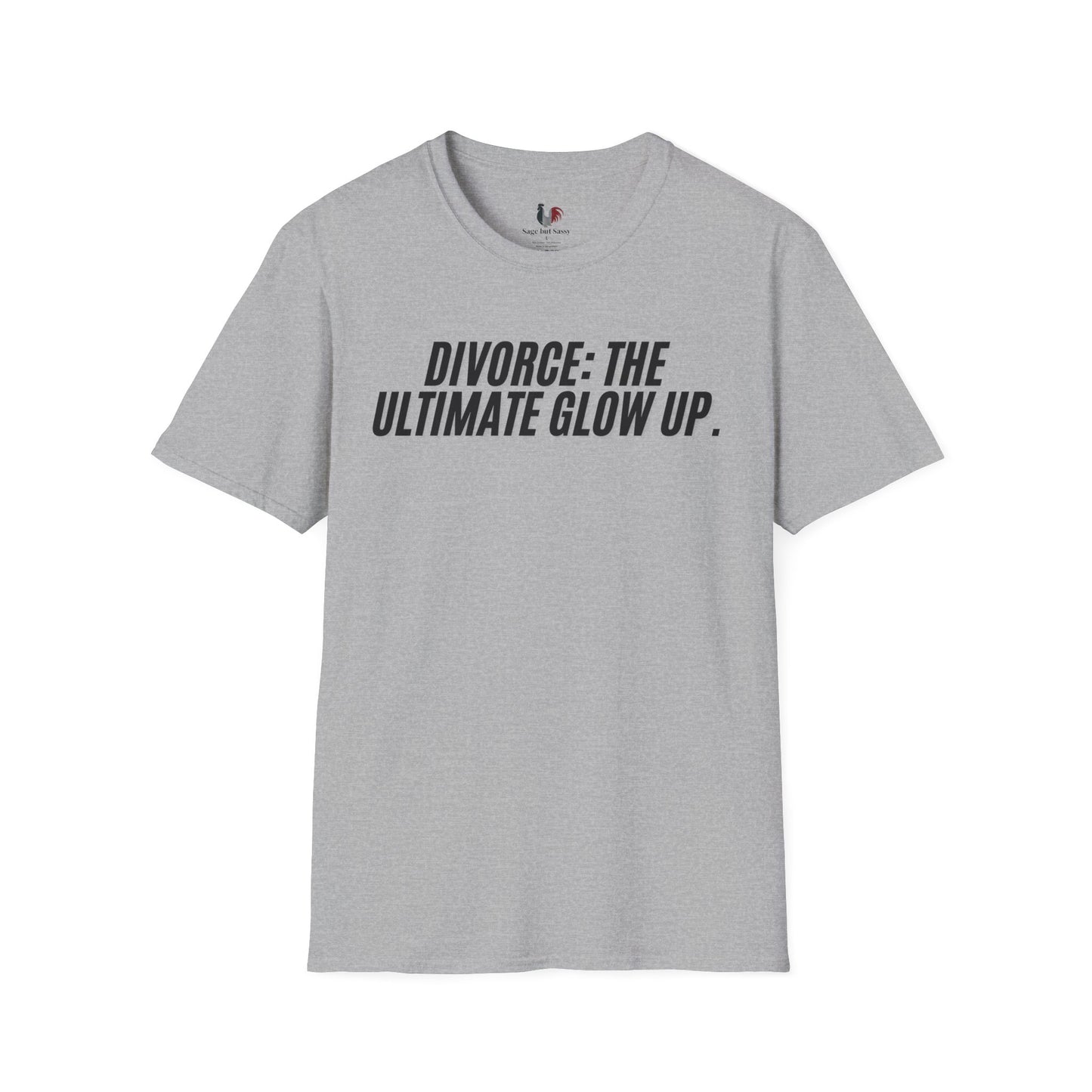 Divorce: the ultimate glowup, Unisex Softstyle T-Shirt, Divorce/Breakout
