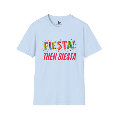 Fiesta then siesta, T-Shirt, Funny Cinco de Mayo gift