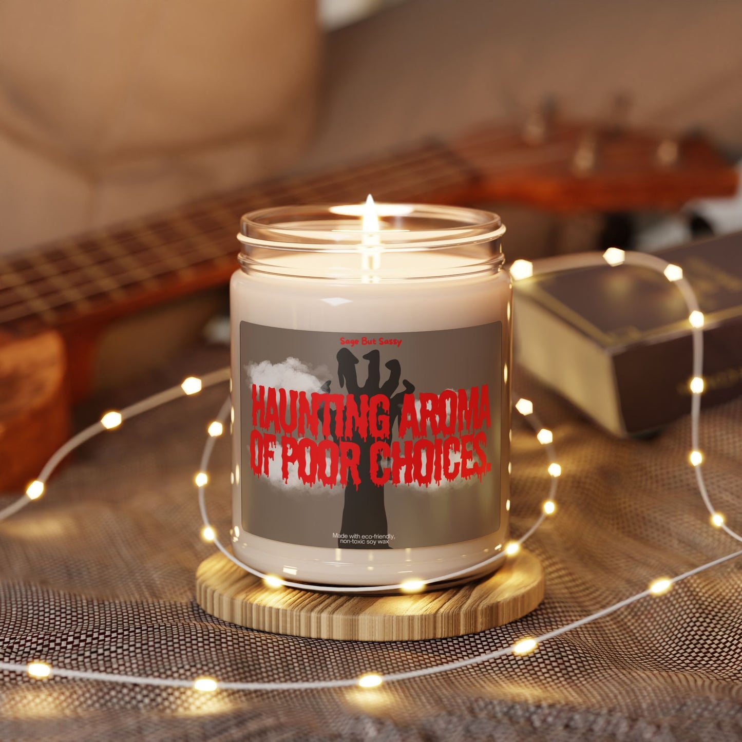 Haunting aroma of poor choices 2, Halloween Candle, Spooky Season, Witch, Ghost