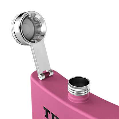 This is not water, Mind your business,  Flask, Stainless Steel Hip Flask, Skiing and Snowboarding accessories, 6oz