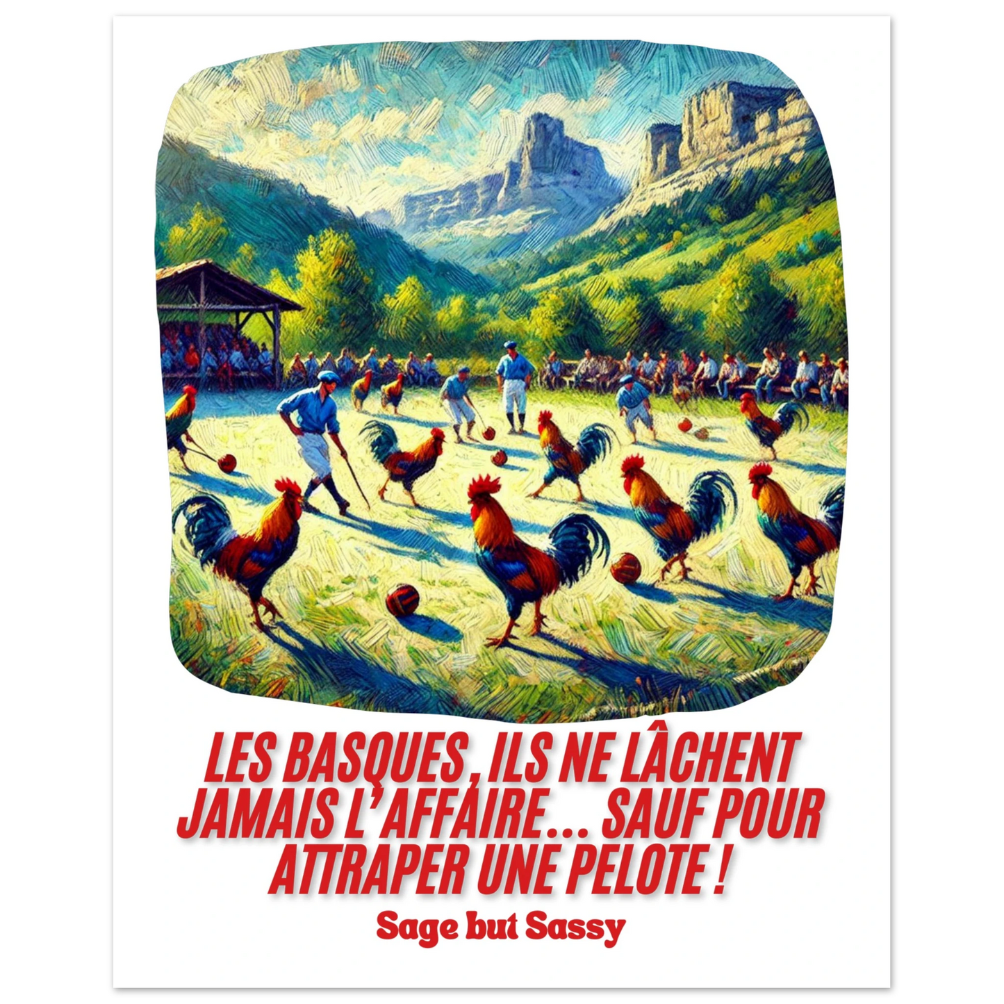 Classic Matte Paper Poster | Pays Basque.