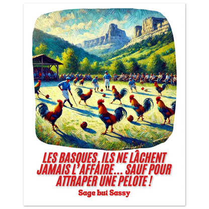 Classic Matte Paper Poster | Pays Basque.
