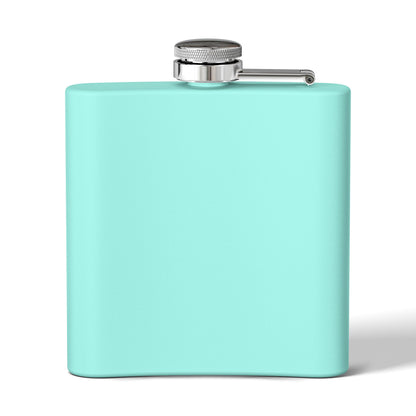 This is not water, Mind your business,  Flask, Stainless Steel Hip Flask, Skiing and Snowboarding accessories, 6oz
