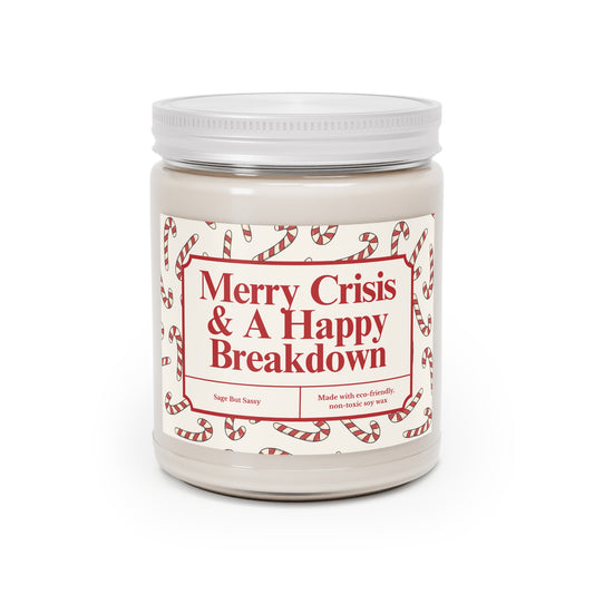 Funny Christmas Candle, Sarcastic Holiday Gift, Gag Present for Friends , Soy Scented Candle, Gift for Friends