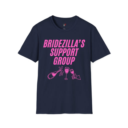 Bridezilla's support group, T-Shirt, Funny Bachelorette Party Tee