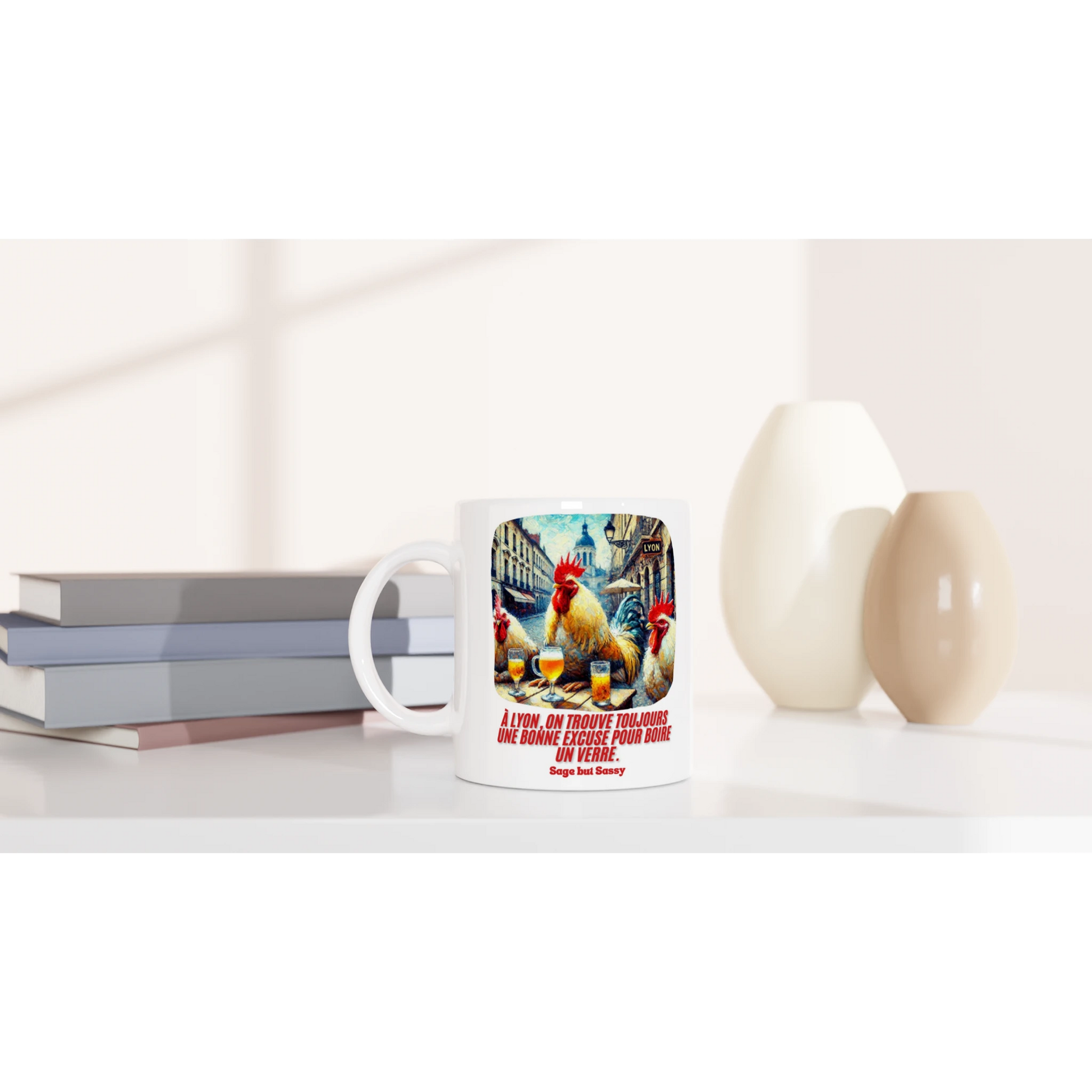 White 11oz Ceramic Mug | Lyon.