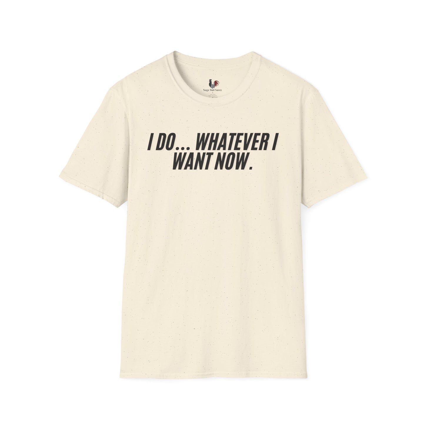 I do... whatever I want now, Unisex Softstyle T-Shirt, Divorce/Breakout