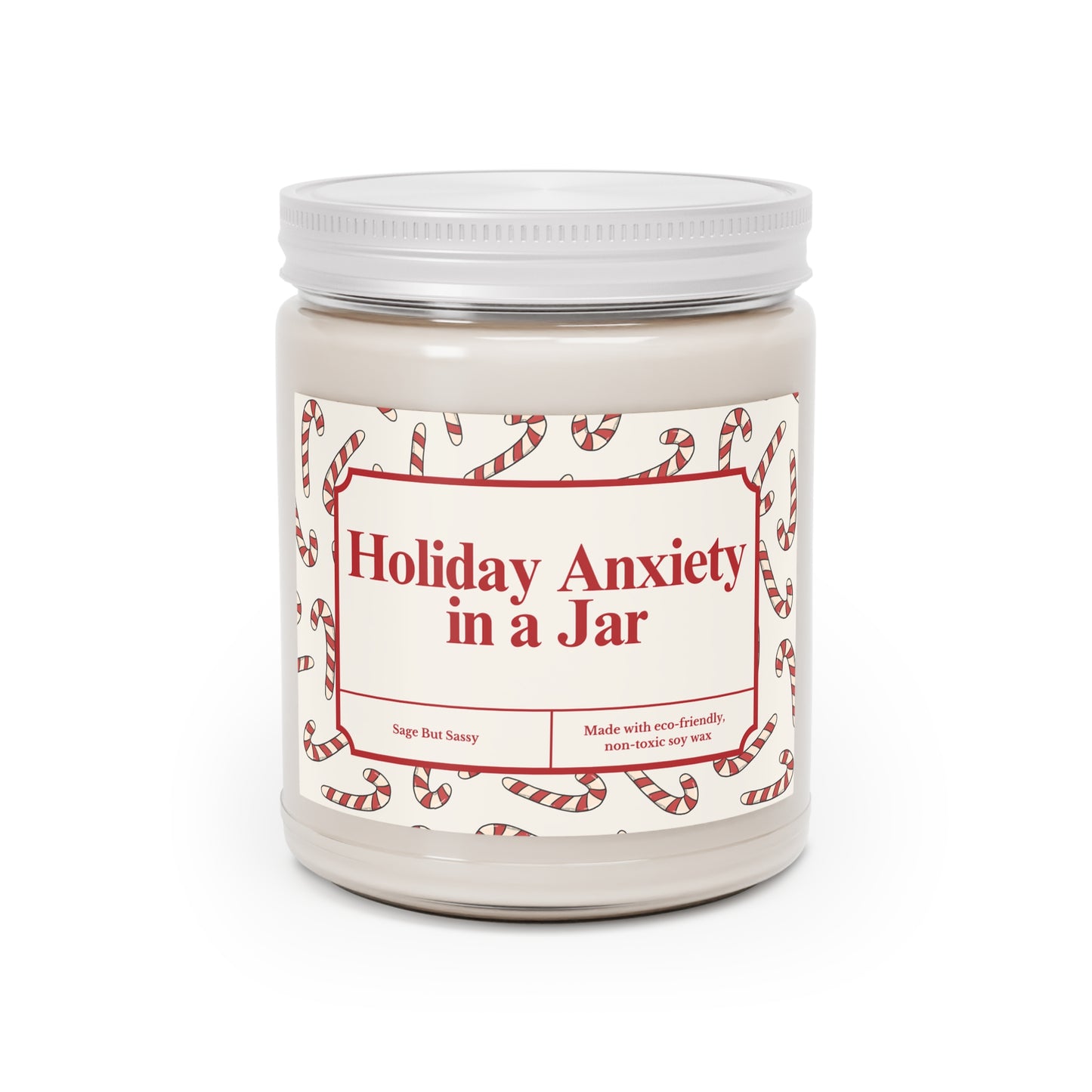 Funny Christmas Candle, Sarcastic Holiday Gift, Gag Present for Friends , Soy Scented Candle, Gift for Friends