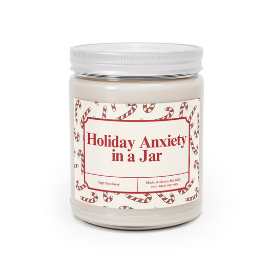 Funny Christmas Candle, Sarcastic Holiday Gift, Gag Present for Friends , Soy Scented Candle, Gift for Friends
