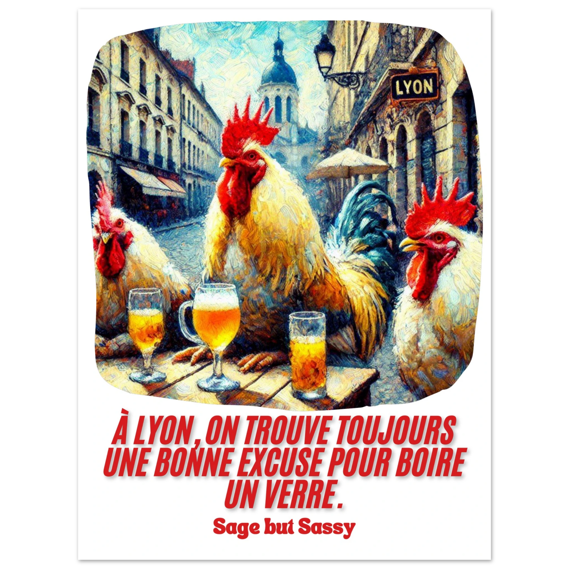 Classic Matte Paper Poster | Lyon.