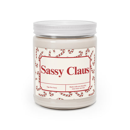 Sassy Claus, Funny Christmas Candle, Christmas Gag Gift, Inappropriate Gifts for Christmas Party, Snarky Christmas Gift