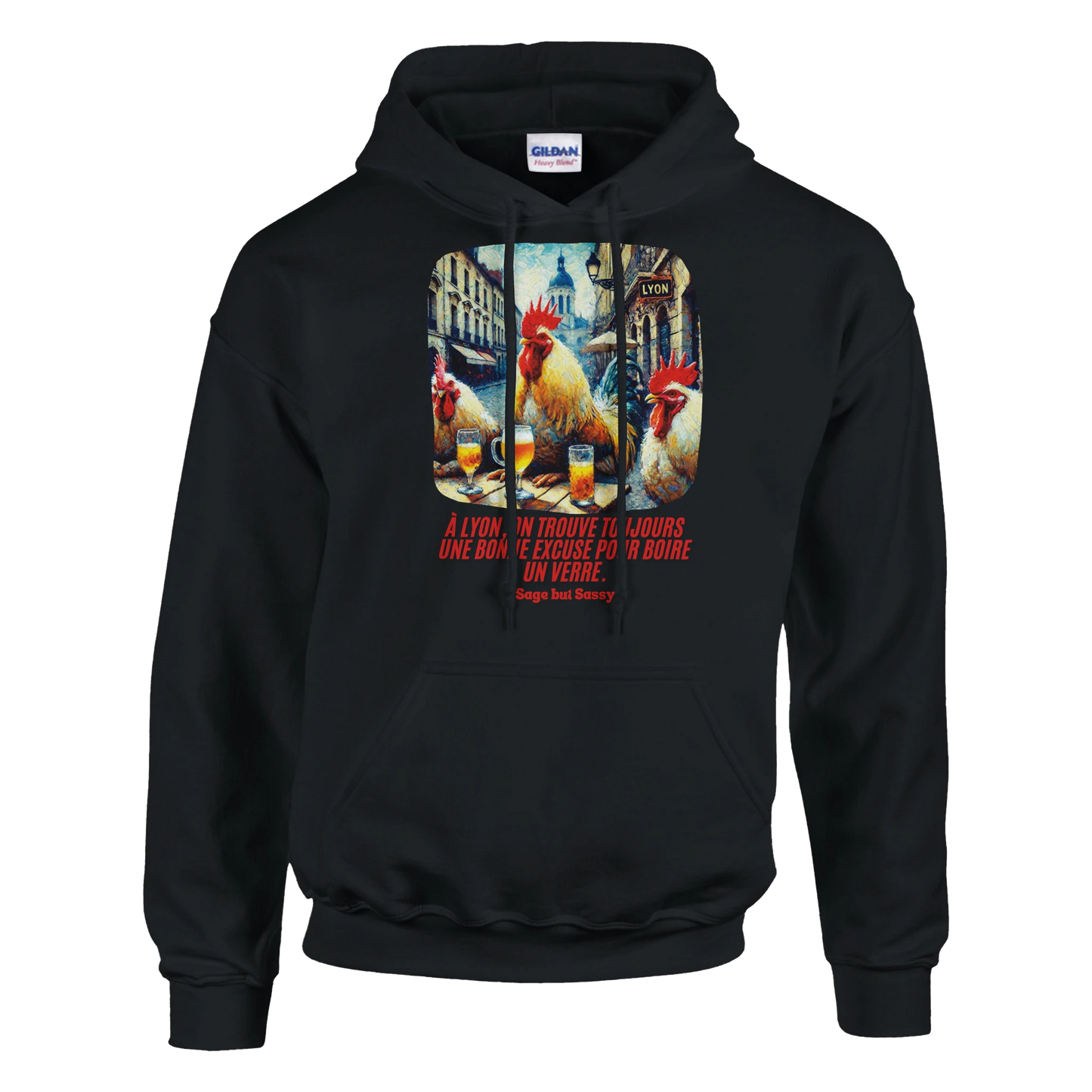Classic Unisex Pullover Hoodie | Lyon.