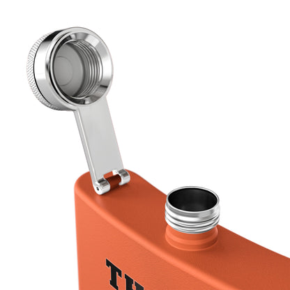 This is not water, Mind your business,  Flask, Stainless Steel Hip Flask, Skiing and Snowboarding accessories, 6oz