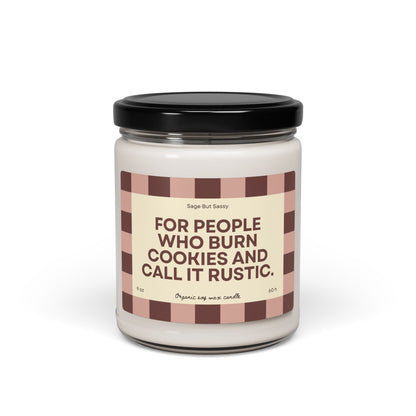 Baking/cooking Soy Candle, hobbies, gift for him/her