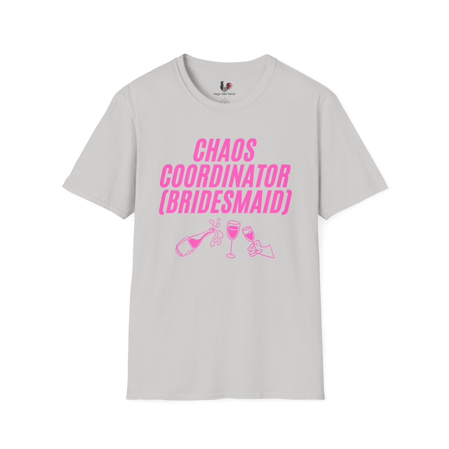 Chaos coordinator (bridesmaid), T-Shirt, Funny Bachelorette Party Tee