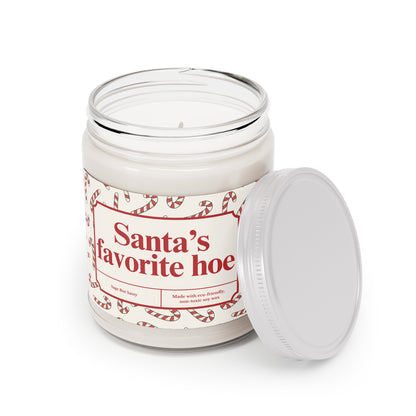 Santa's favorite hoe, Funny Christmas Candle, Christmas Gag Gift, Inappropriate Gifts for Christmas Party, Snarky Christmas Gift
