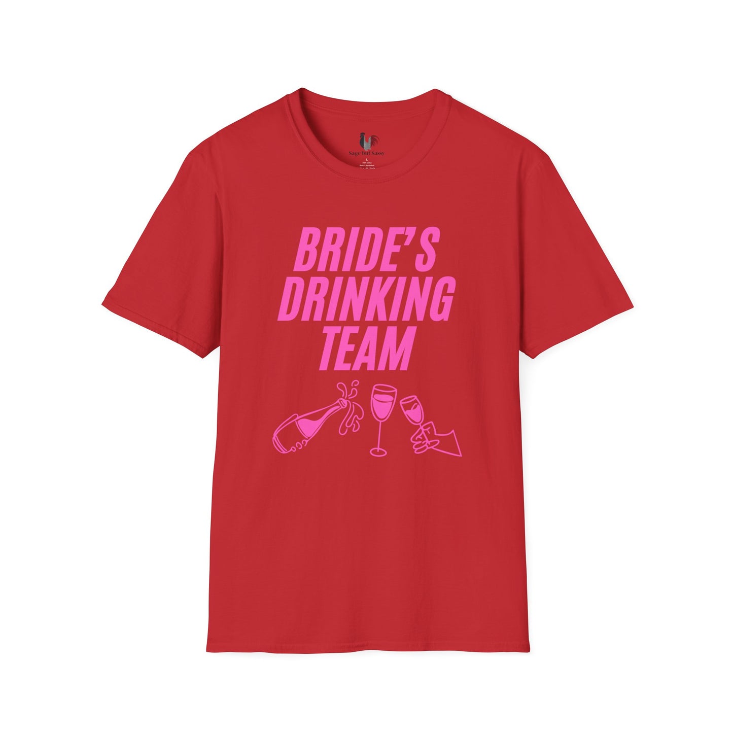 Bride's drinking team, T-Shirt, Funny Bachelorette Party Tee