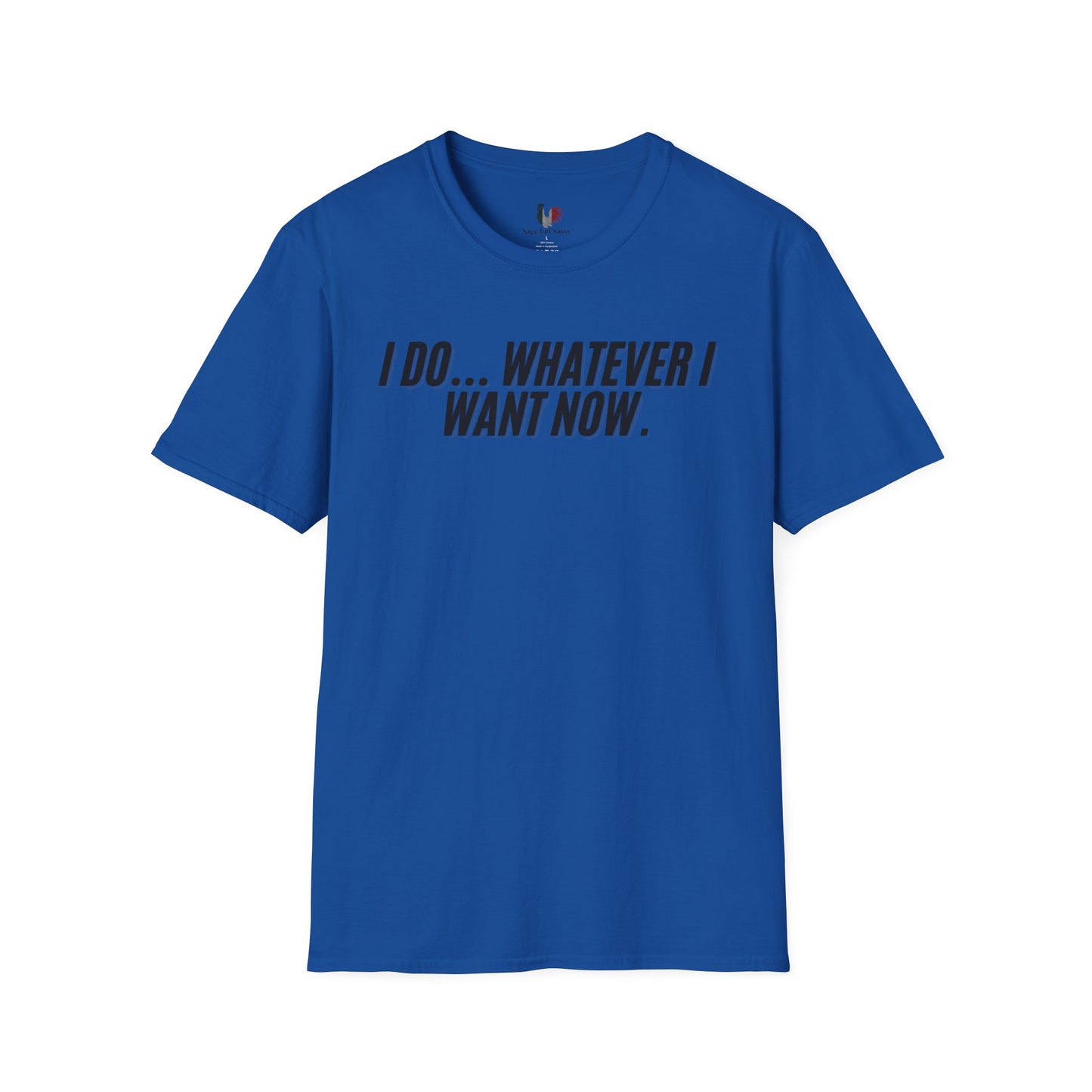 I do... whatever I want now, Unisex Softstyle T-Shirt, Divorce/Breakout