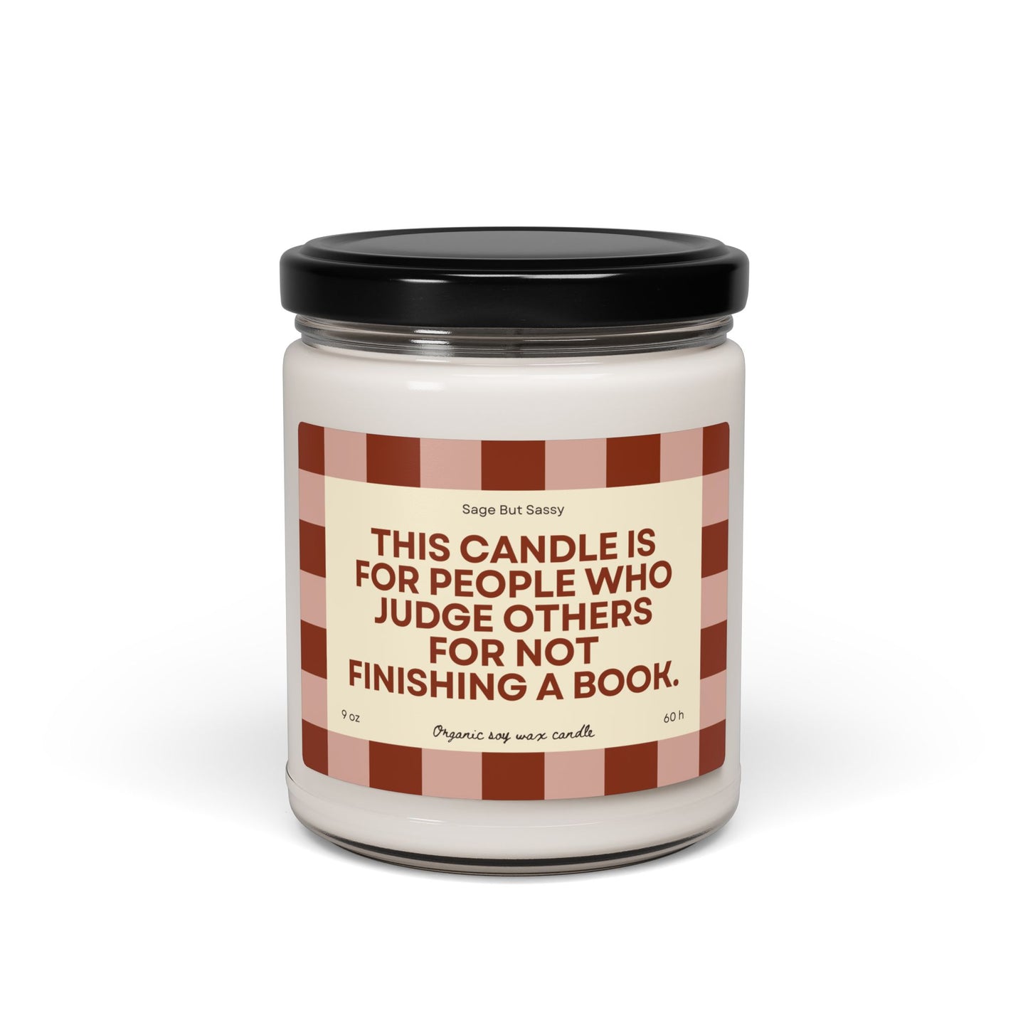 Book Lover Soy Candle, hobbies, gift for him/her