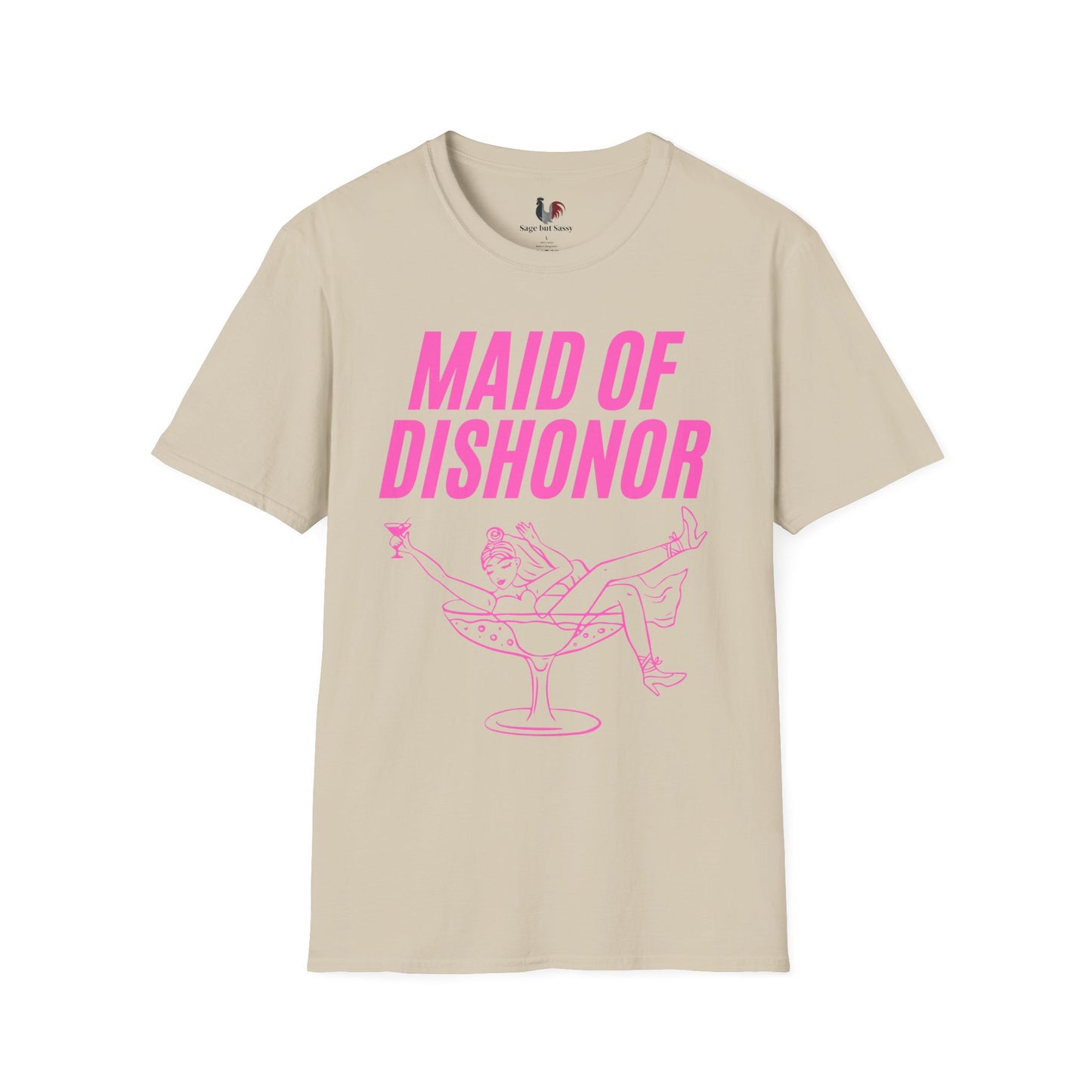 Maid of dishonor, T-Shirt, Funny Bachelorette Party Tee