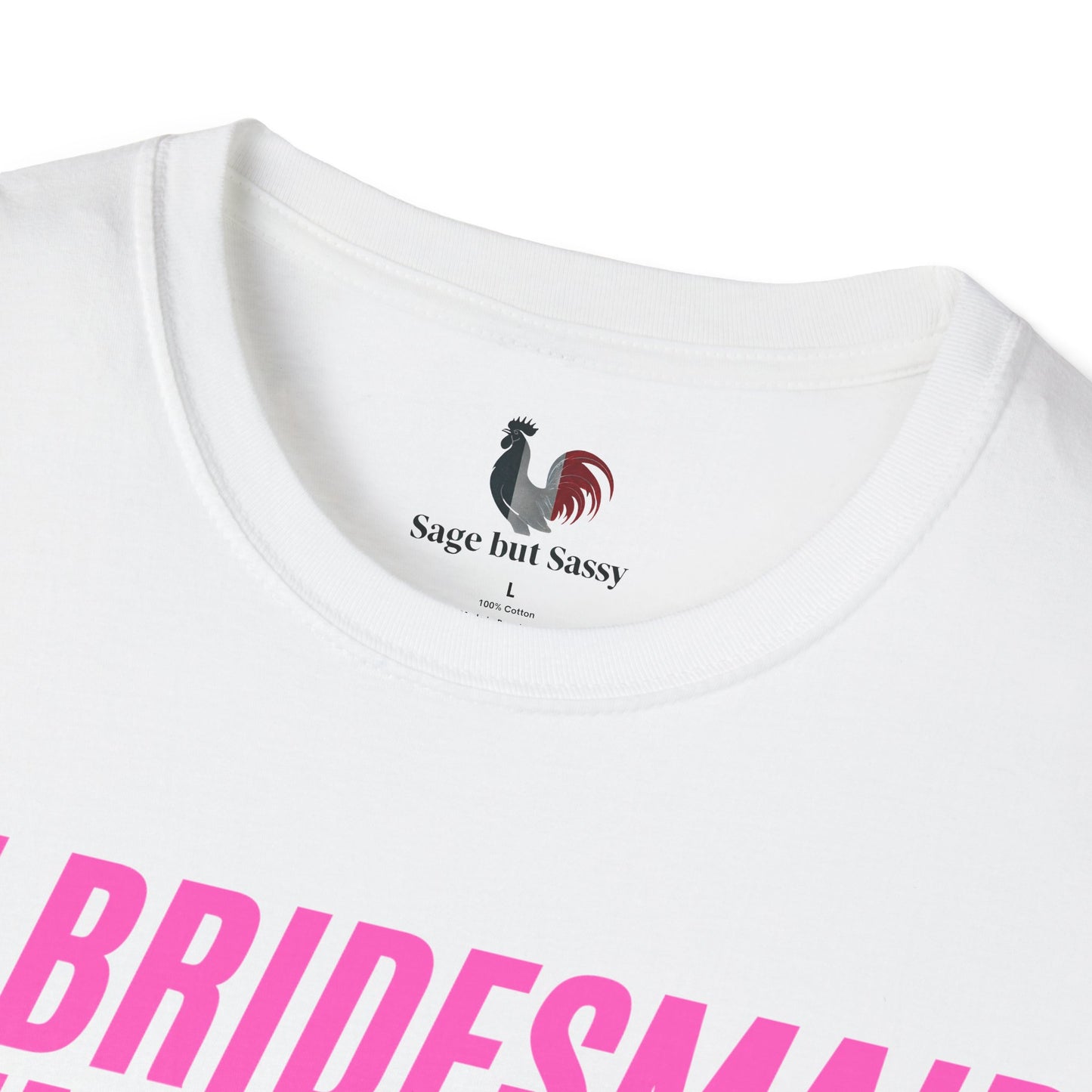 The bridesmaid: emotional support human, T-Shirt, Funny Bachelorette Party Tee