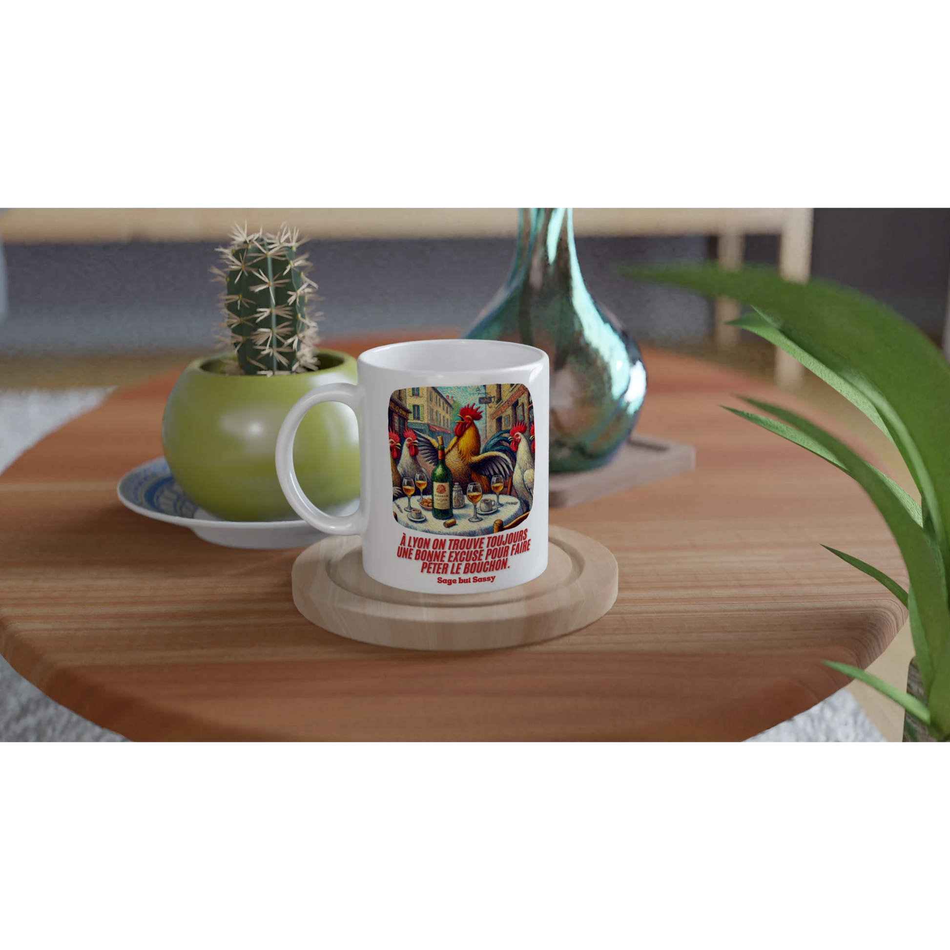 White 11oz Ceramic Mug | Lyon.