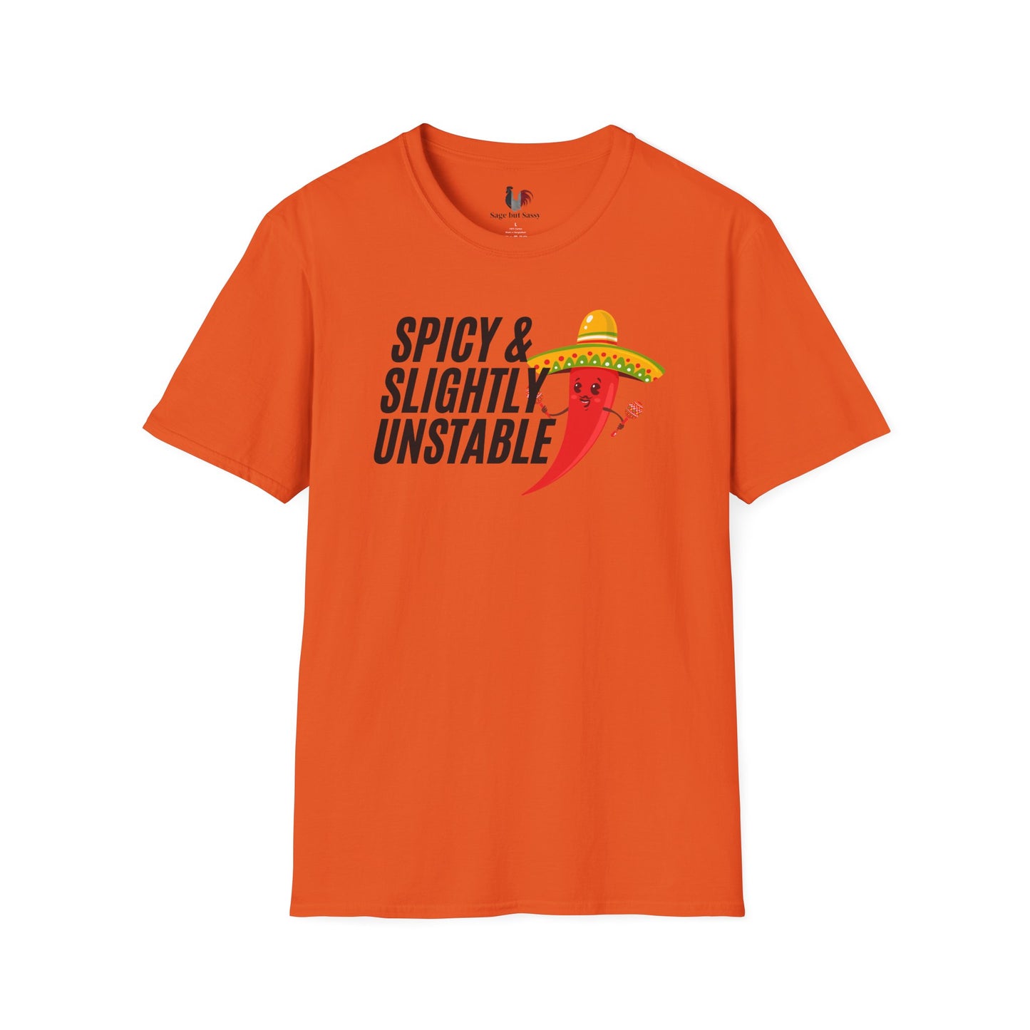 Spicy and slightly unstable, T-Shirt, Funny Cinco de Mayo gift
