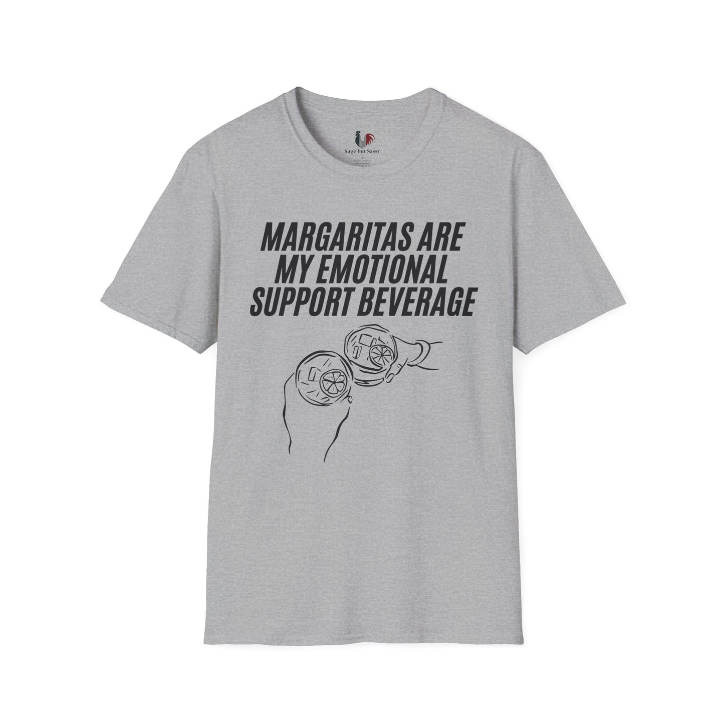 Margaritas are my emotional support beverage, T-Shirt, Funny Cinco de Mayo gift