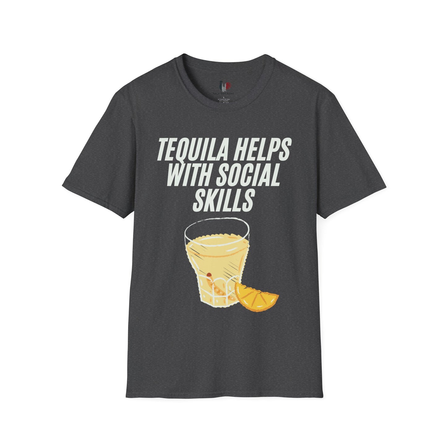 Tequila helps with social skills, T-Shirt, Funny Cinco de Mayo gift