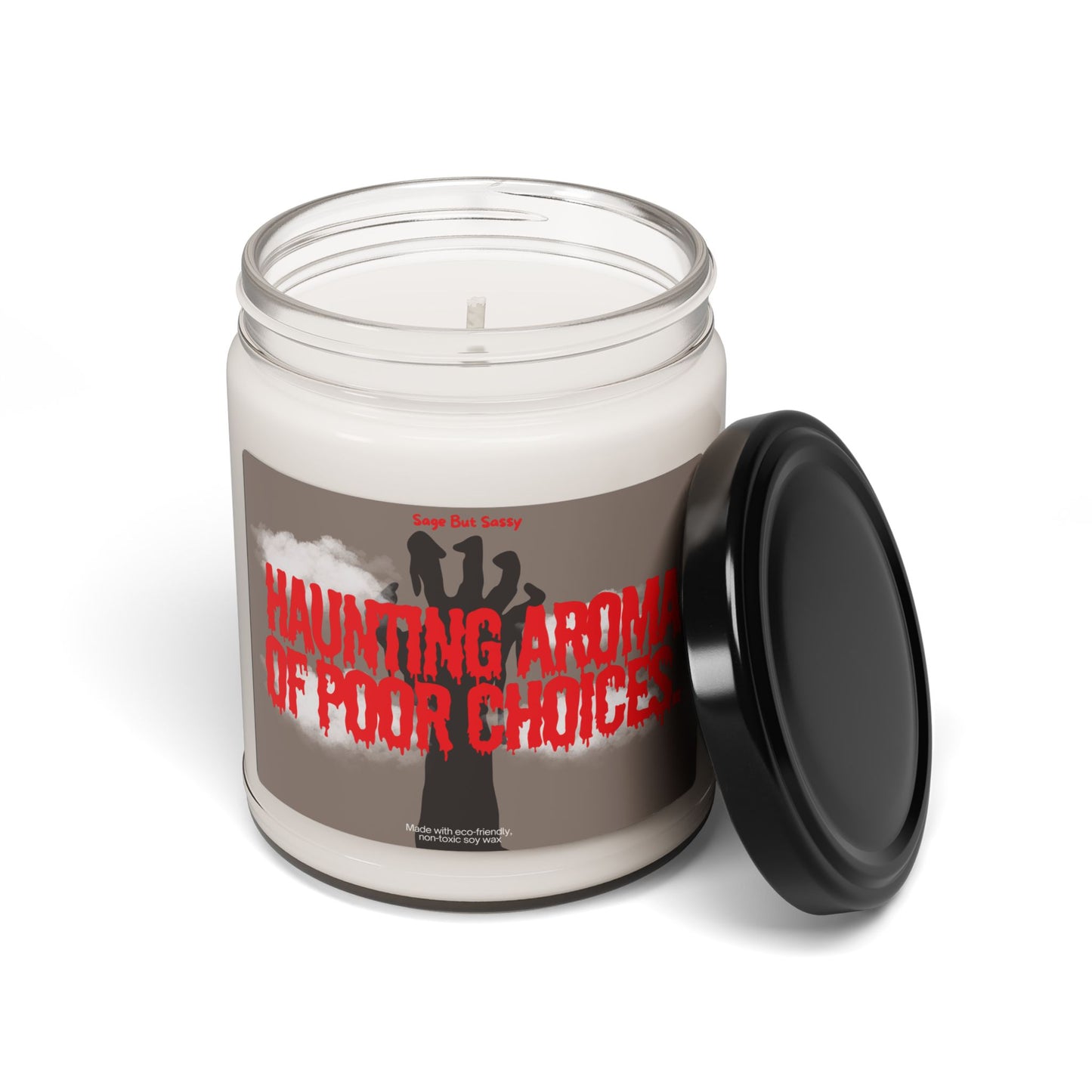 Haunting aroma of poor choices 2, Halloween Candle, Spooky Season, Witch, Ghost