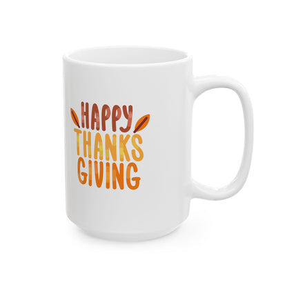 Funny Thanksgiving Mug - Holiday Gift for Parents, Gift for Mom, Gift for Dad, Fall Coffee Cup, Family Celebration