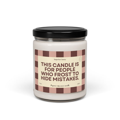 Baking/cooking Soy Candle, hobbies, gift for him/her