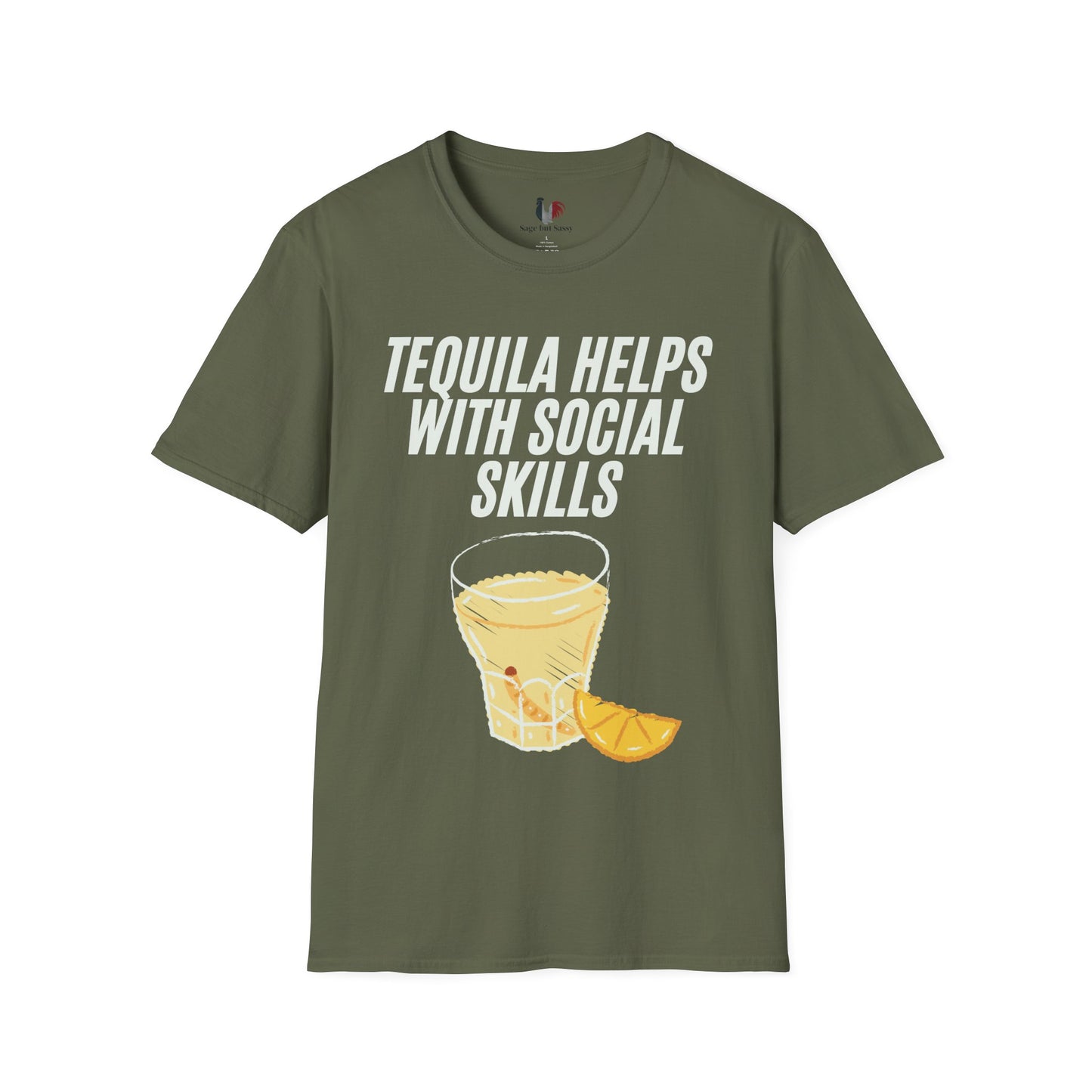 Tequila helps with social skills, T-Shirt, Funny Cinco de Mayo gift