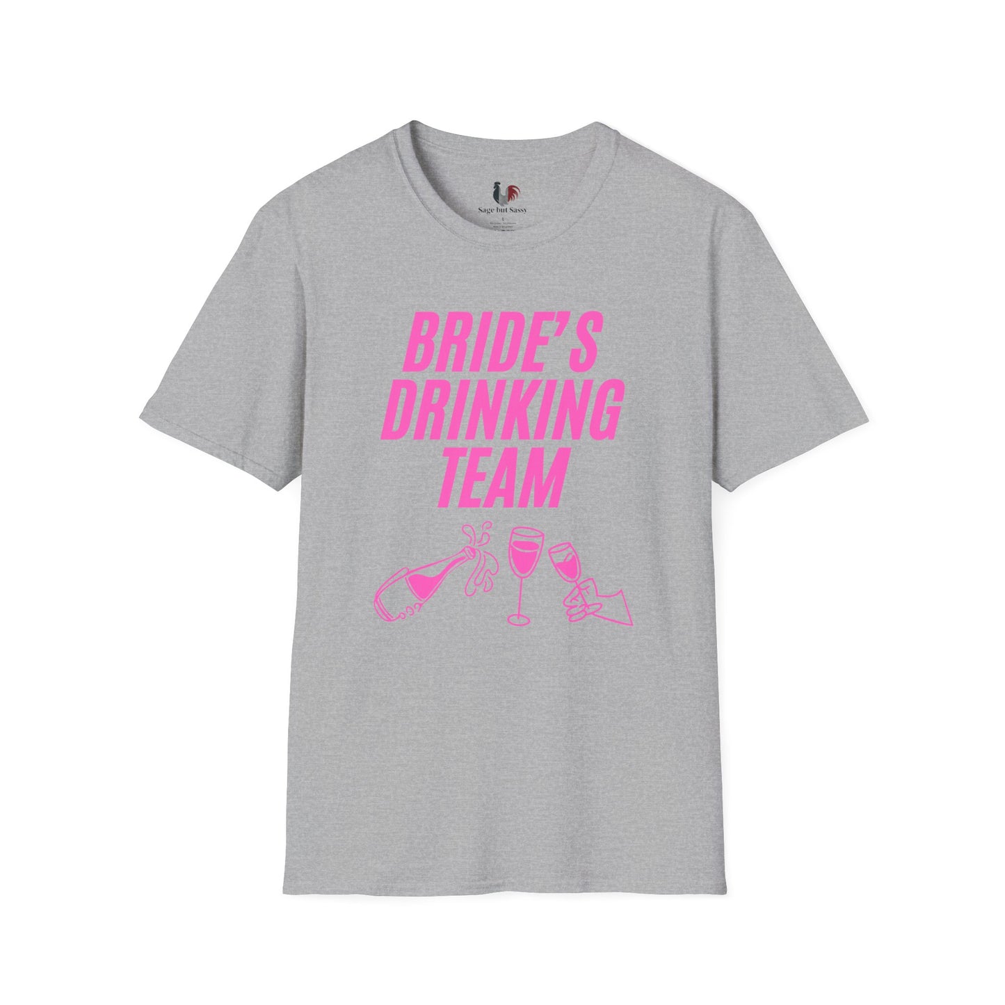 Bride's drinking team, T-Shirt, Funny Bachelorette Party Tee