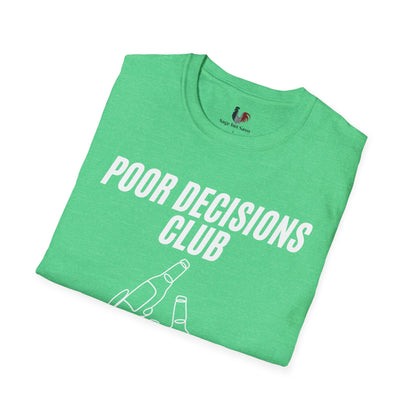 Poor decisions club, T-Shirt, Funny Bachelor Party Tee