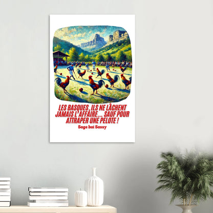 Classic Matte Paper Poster | Pays Basque.