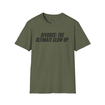 Divorce: the ultimate glowup, Unisex Softstyle T-Shirt, Divorce/Breakout