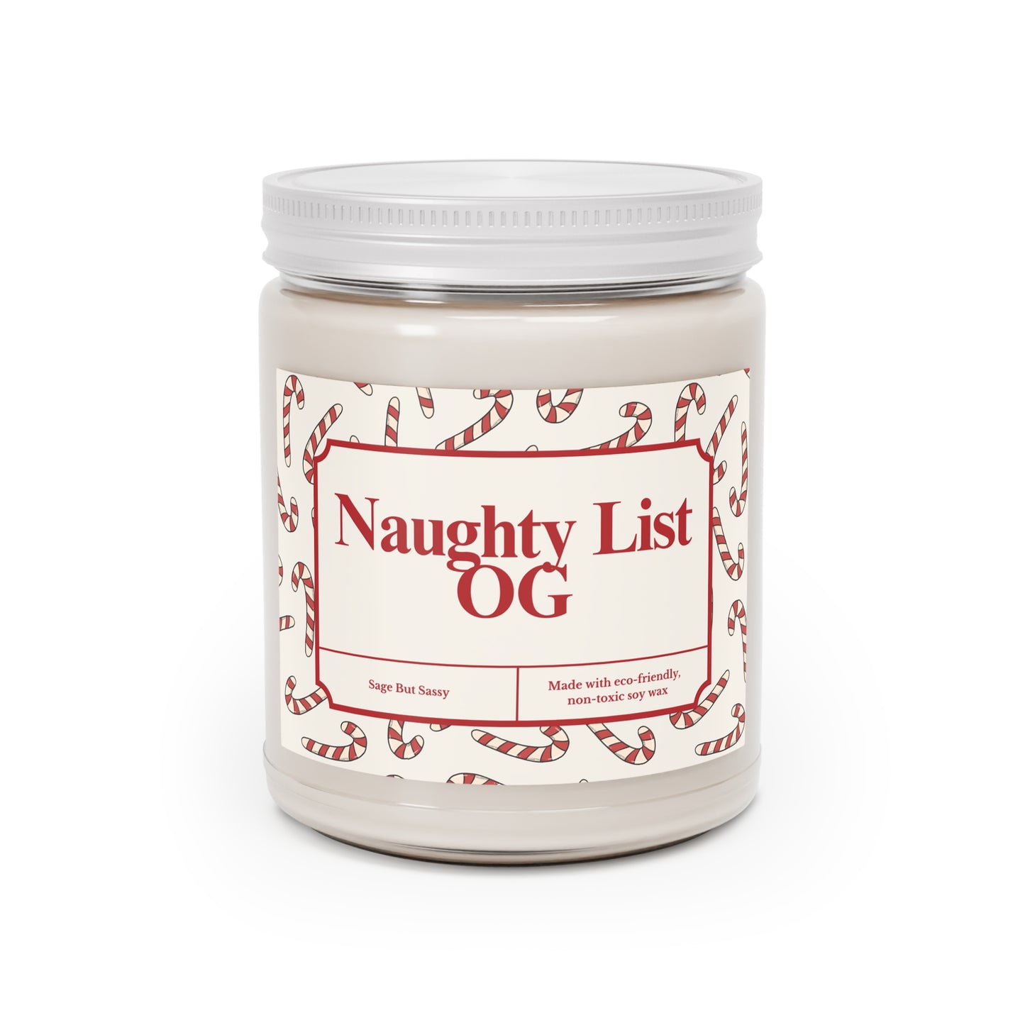 Naughty list OG, Funny Christmas Candle, Christmas Gag Gift, Inappropriate Gifts for Christmas Party, Snarky Christmas Gift