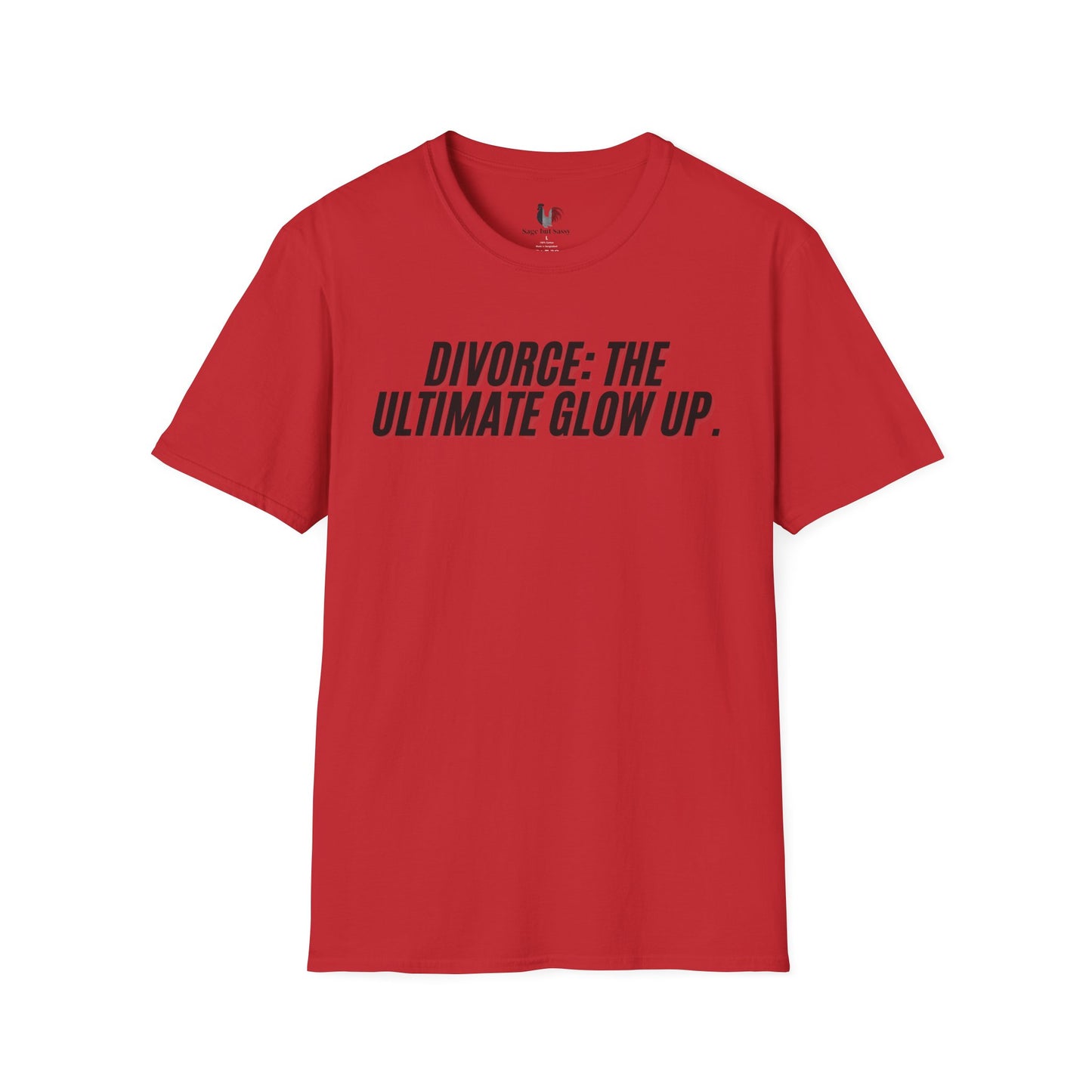 Divorce: the ultimate glowup, Unisex Softstyle T-Shirt, Divorce/Breakout