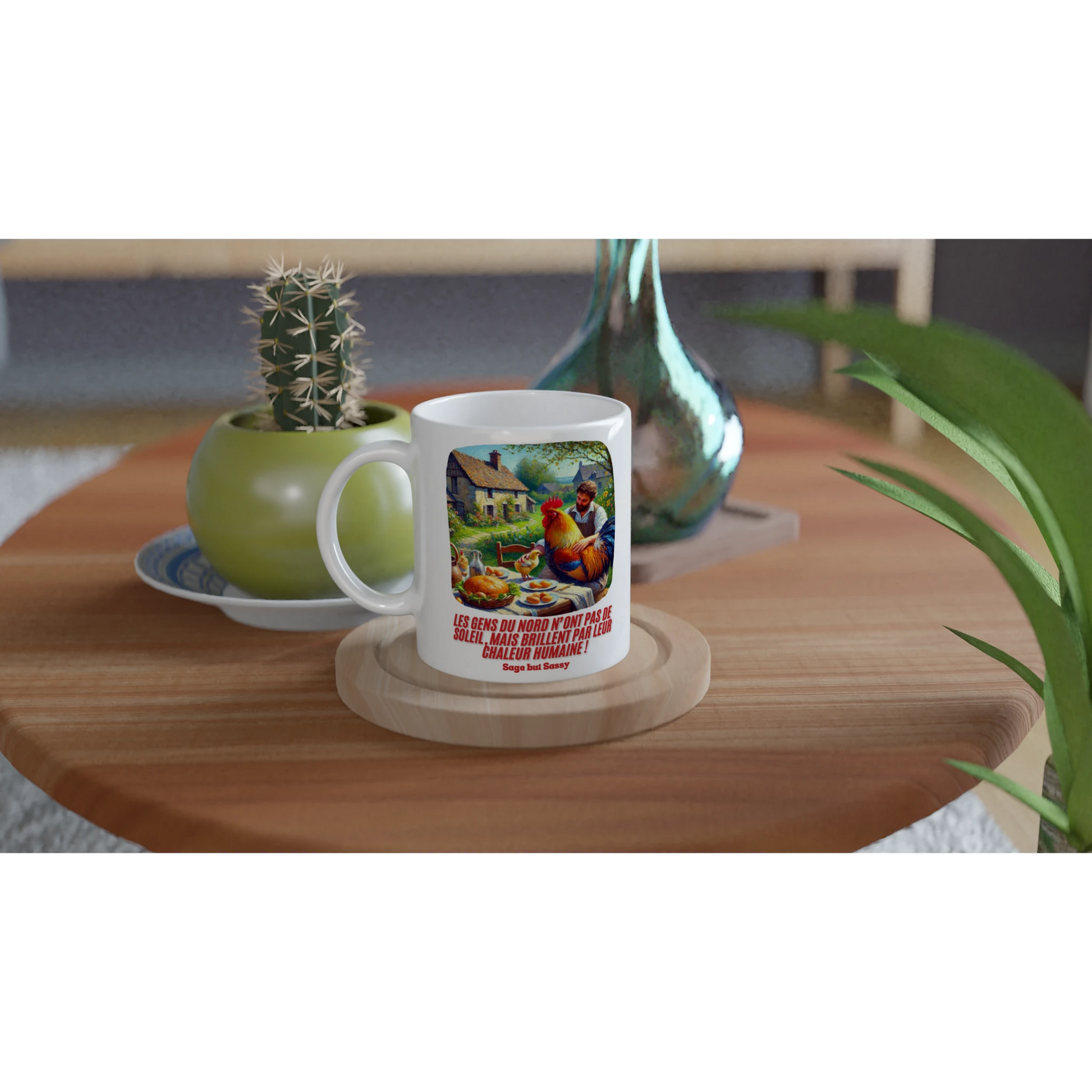 White 11oz Ceramic Mug | Nord | Haut-de-France.