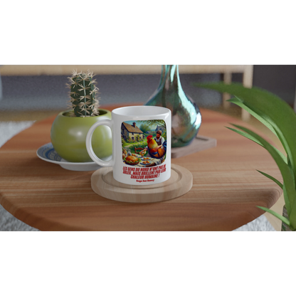 White 11oz Ceramic Mug | Nord | Haut-de-France.